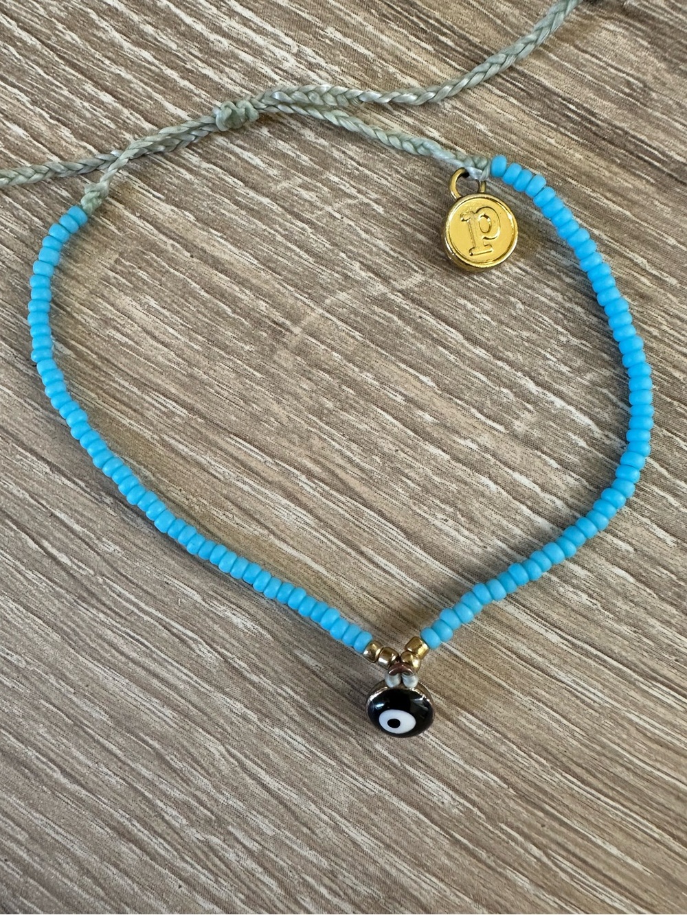 PURA VIDA Rare Evil Eye Seed Bead - Picture 2 of 5
